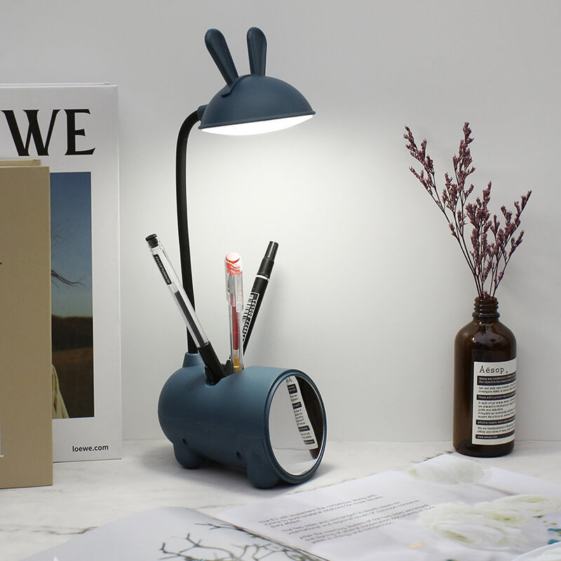 Modern LED Desk Lamp with Pen Holder and Touch Control