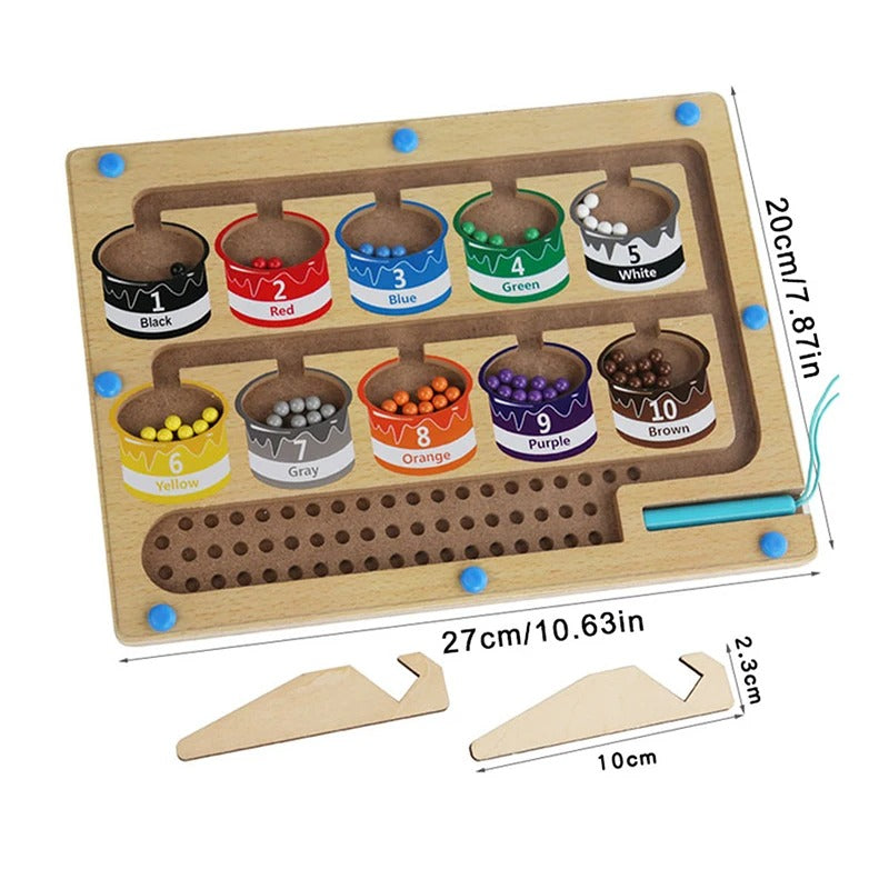 EduMaze™ - Montessori Magnetic Labyrinth Puzzle