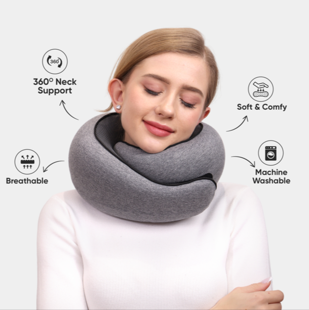 TravelEase - Wake Up Refreshed with Pain-Free Neck Support