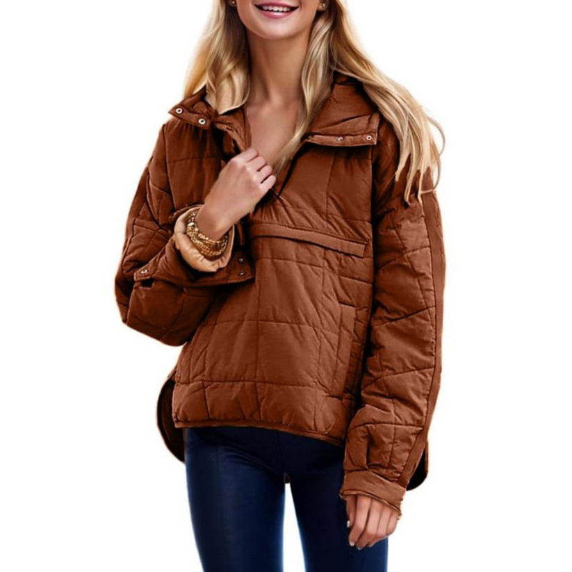 Quilted Lightweight Oversized Puffer Jacket
