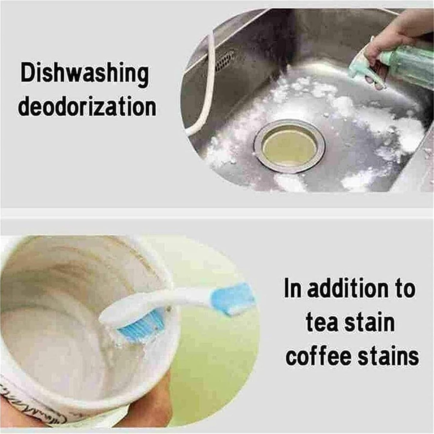 Natural Stain Remover Powder Set for Tough Grease and Dirt