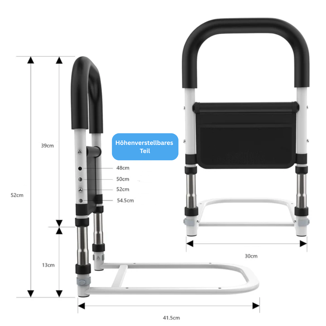 BedClip™ - Height Adjustable Bed Handle with Storage Bag