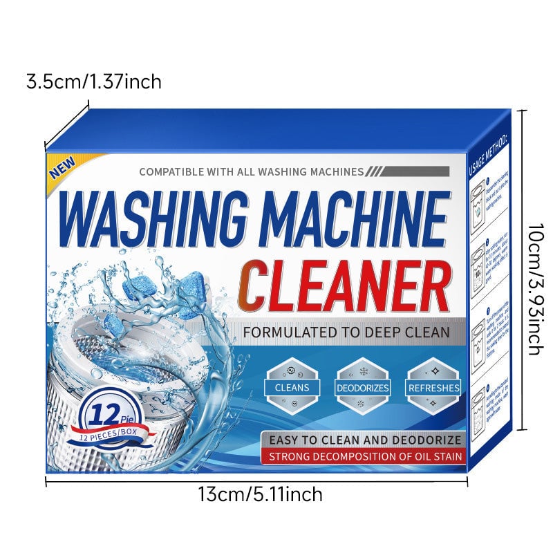 Eco-Friendly Washing Machine Cleaner Tablets