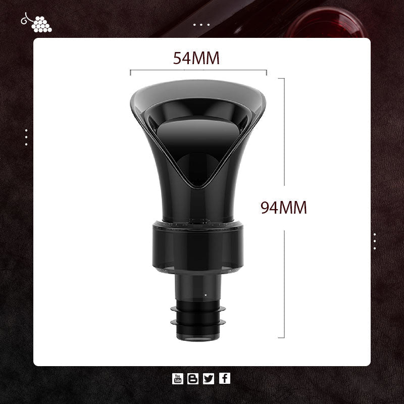 VinoSeal™ - 2-in-1 Red Wine Stopper & Pourer