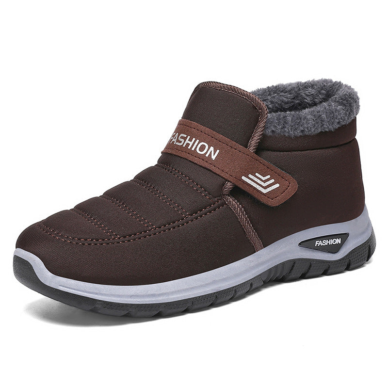 Cozy Waterproof Slip-On Winter Walking Shoes