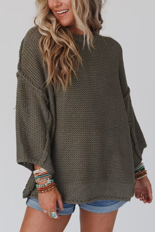 Cozy Knit Round Neck Sweater
