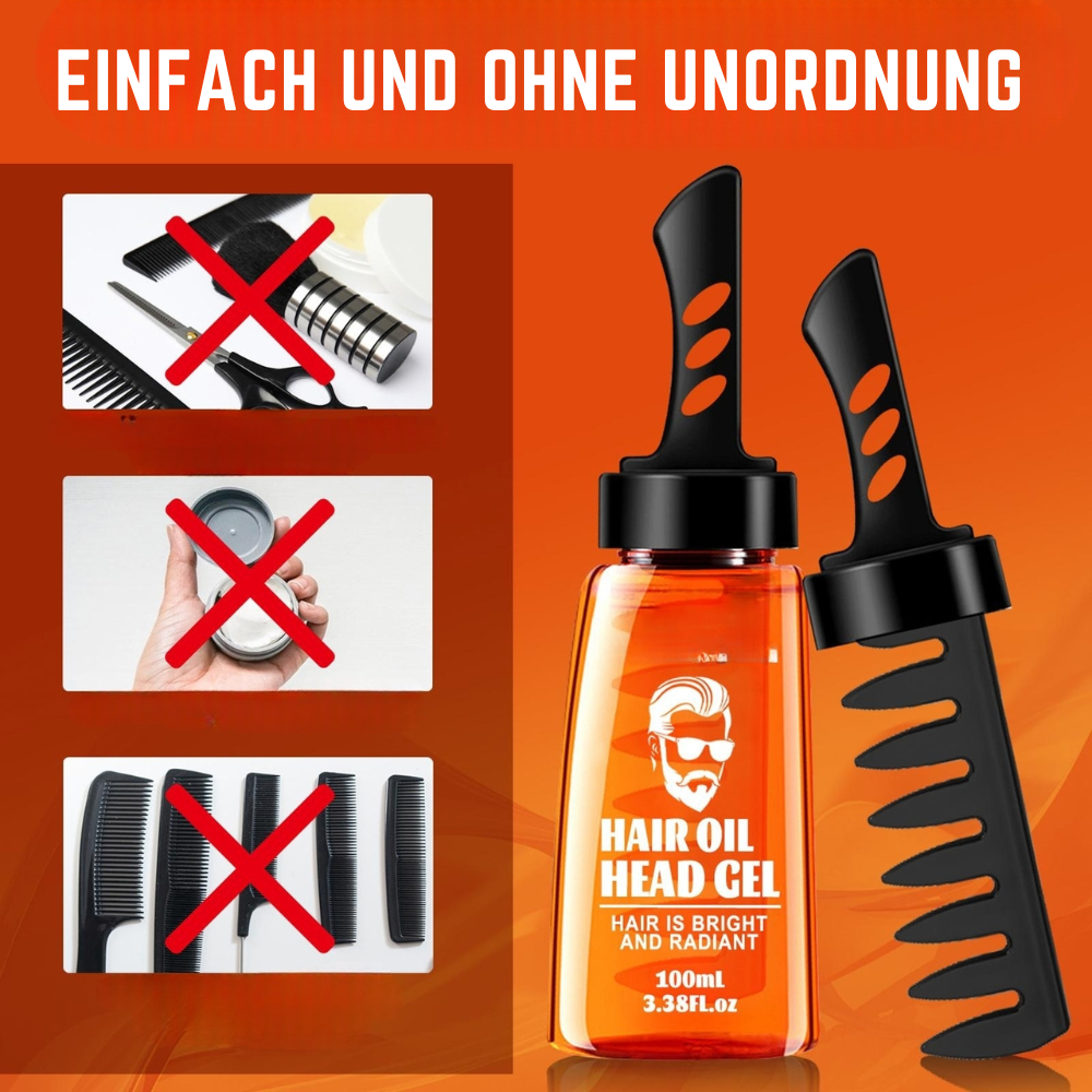 50% OFF | TwinGroom™ - 2-in-1 Styling Gel with Built-In Comb