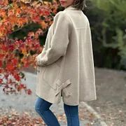 Women's Mid-Length Loose Fit Jacket