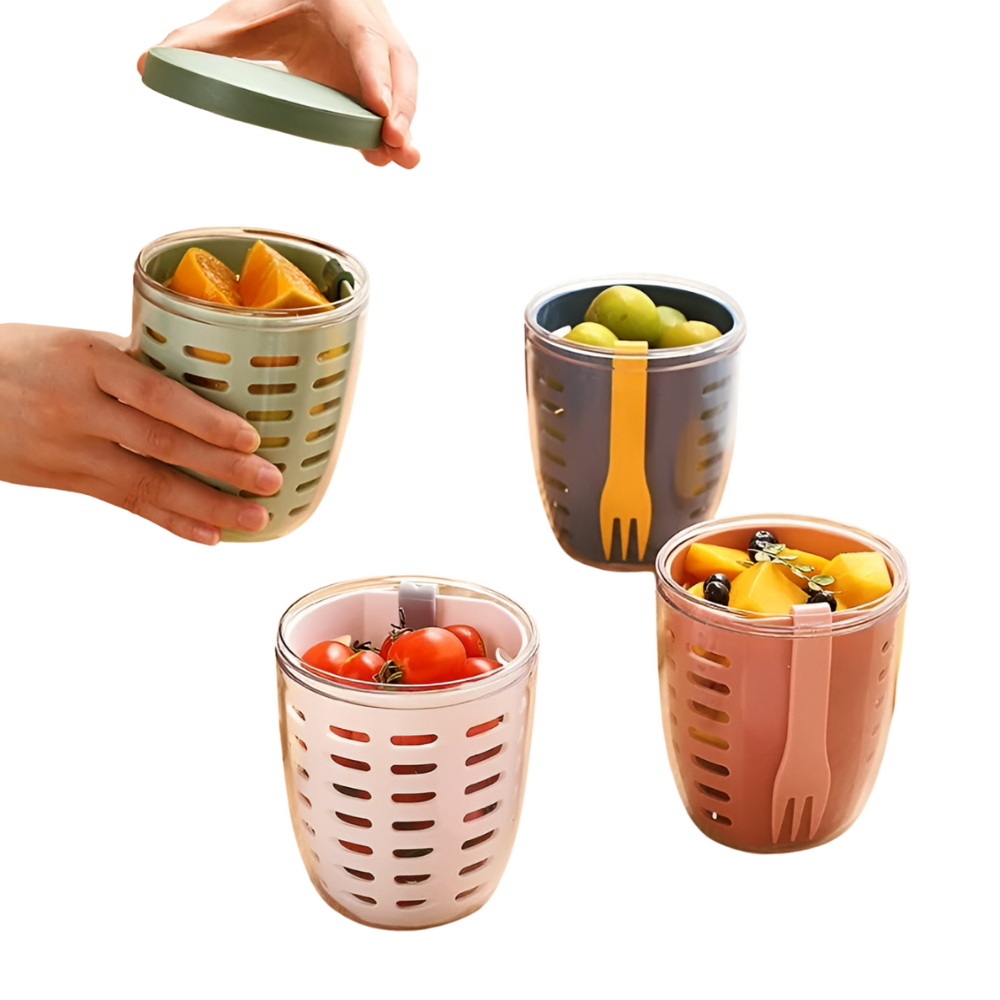Portable Snack Container for Fresh On-the-Go Snacks
