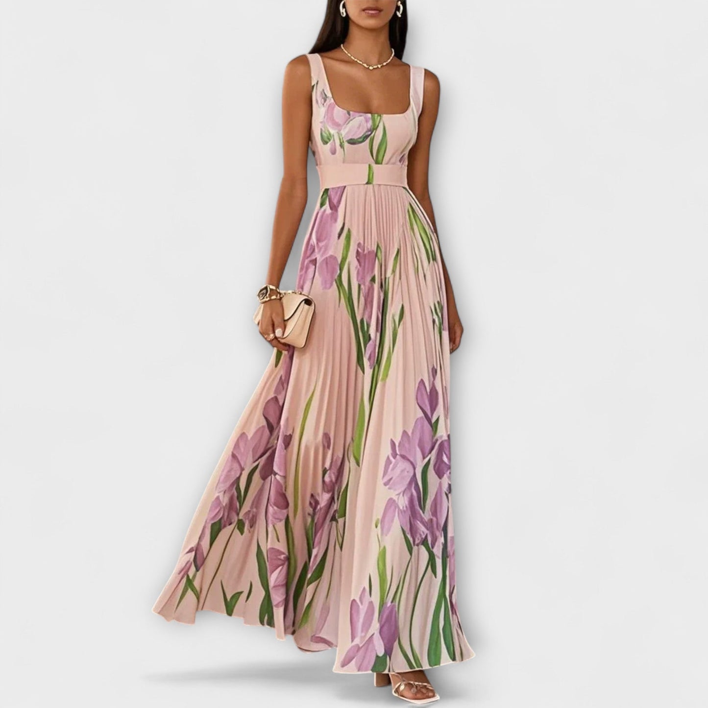 Flowy Chiffon Maxi Dress