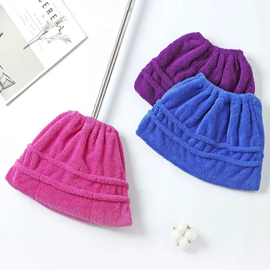 EasySweep™ - Coral Fleece Broom Covers Set