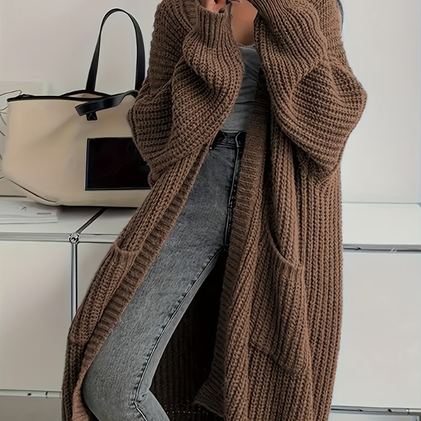 Cozy Belted Knit Cardigan for Women