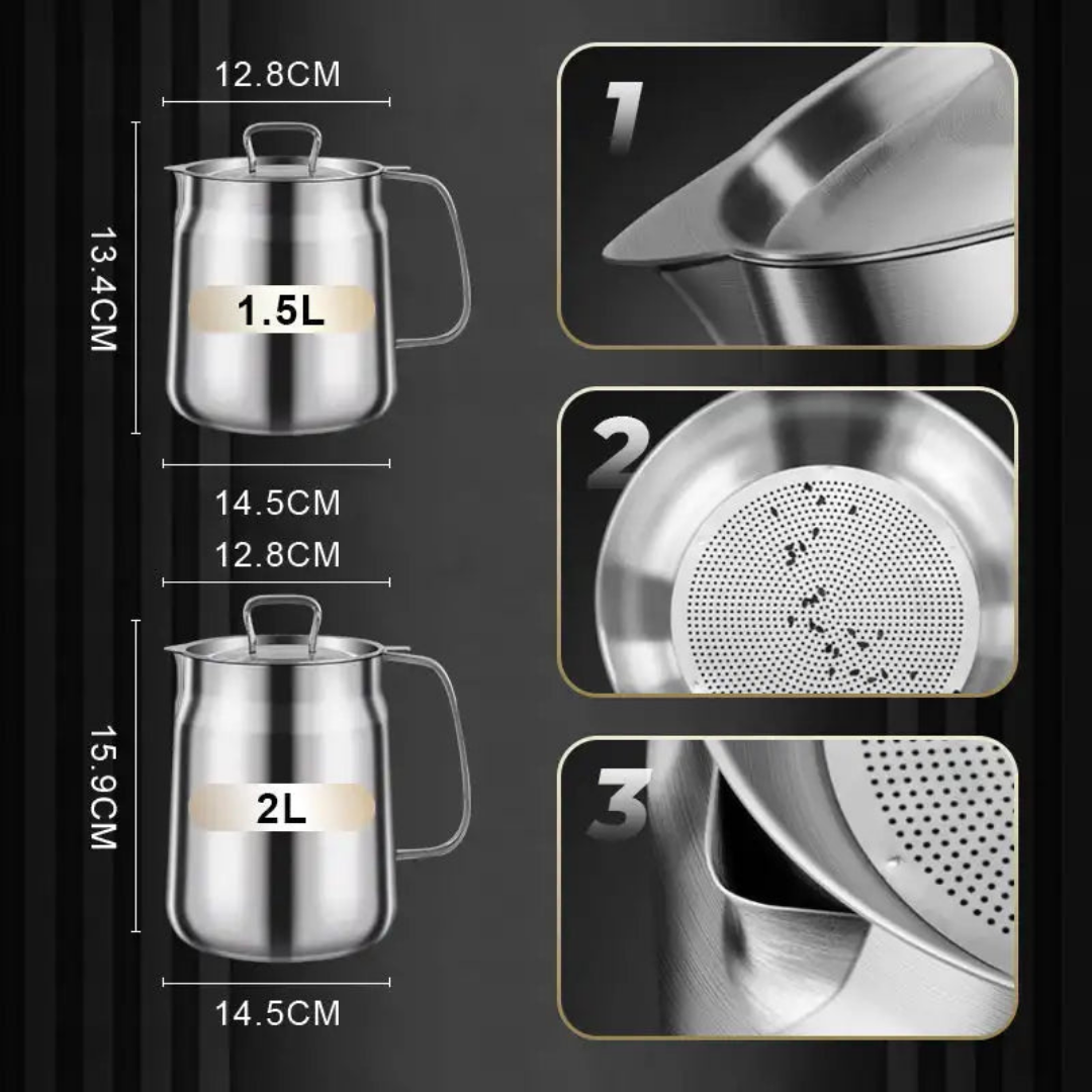 FilterFry™ - Multi-Function Nonstick Frying Pan Set