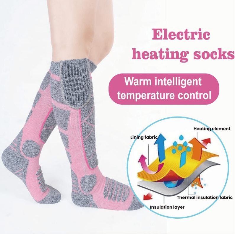 Nolan™ - Rechargeable Heated Socks for All-Day Warmth