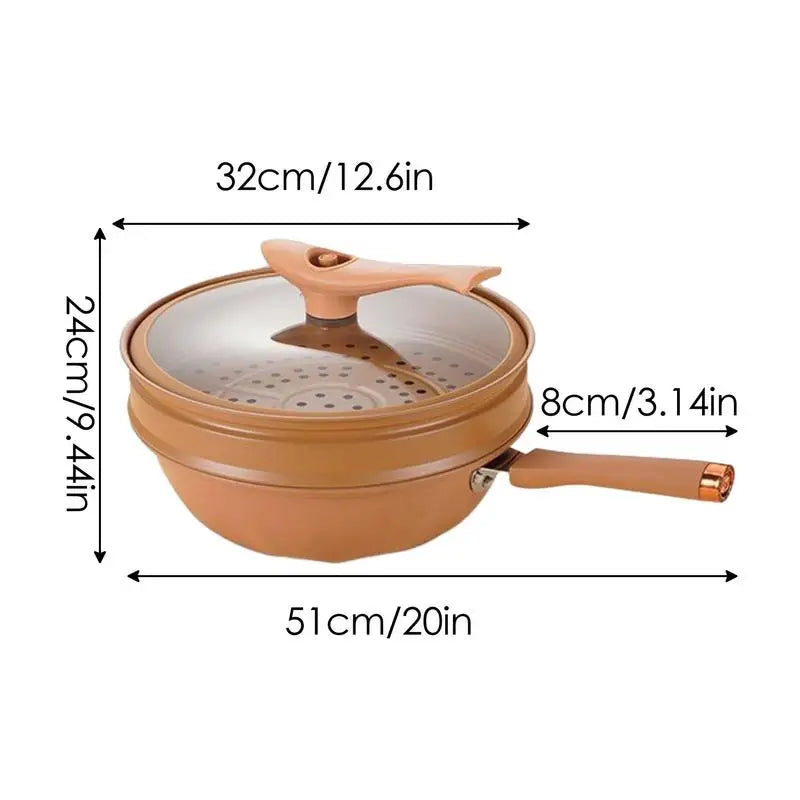 Frywok™ - Versatile Nonstick Pancake & Stir-Fry Pan