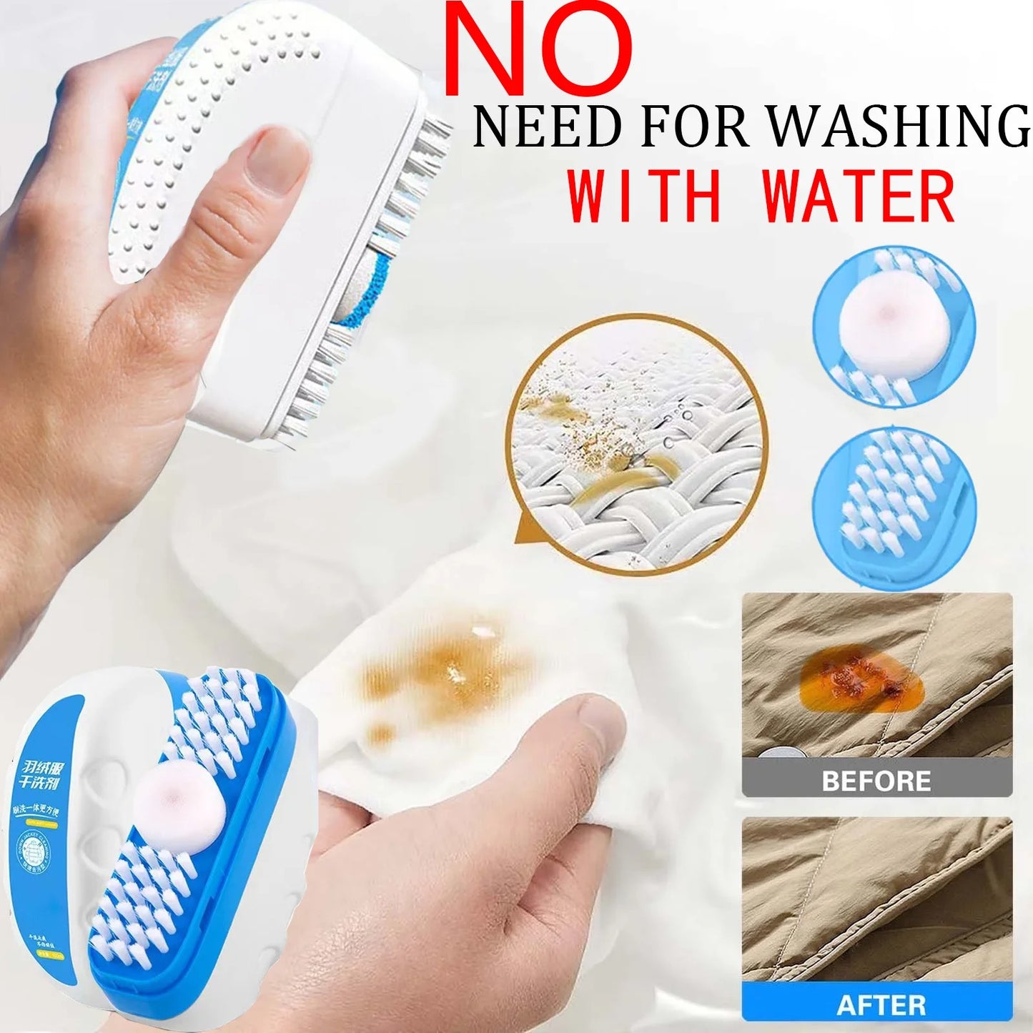 FreshBreeze™ - Waterless Down Jacket Cleaner Brush