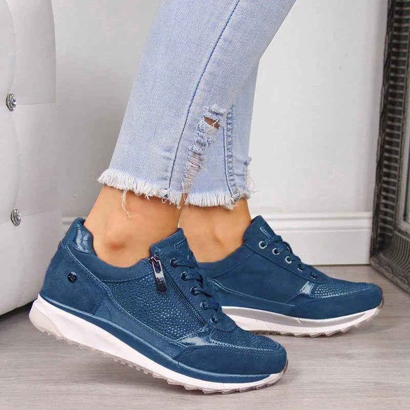 Comfortable Orthopedic Zip-Up Sneakers