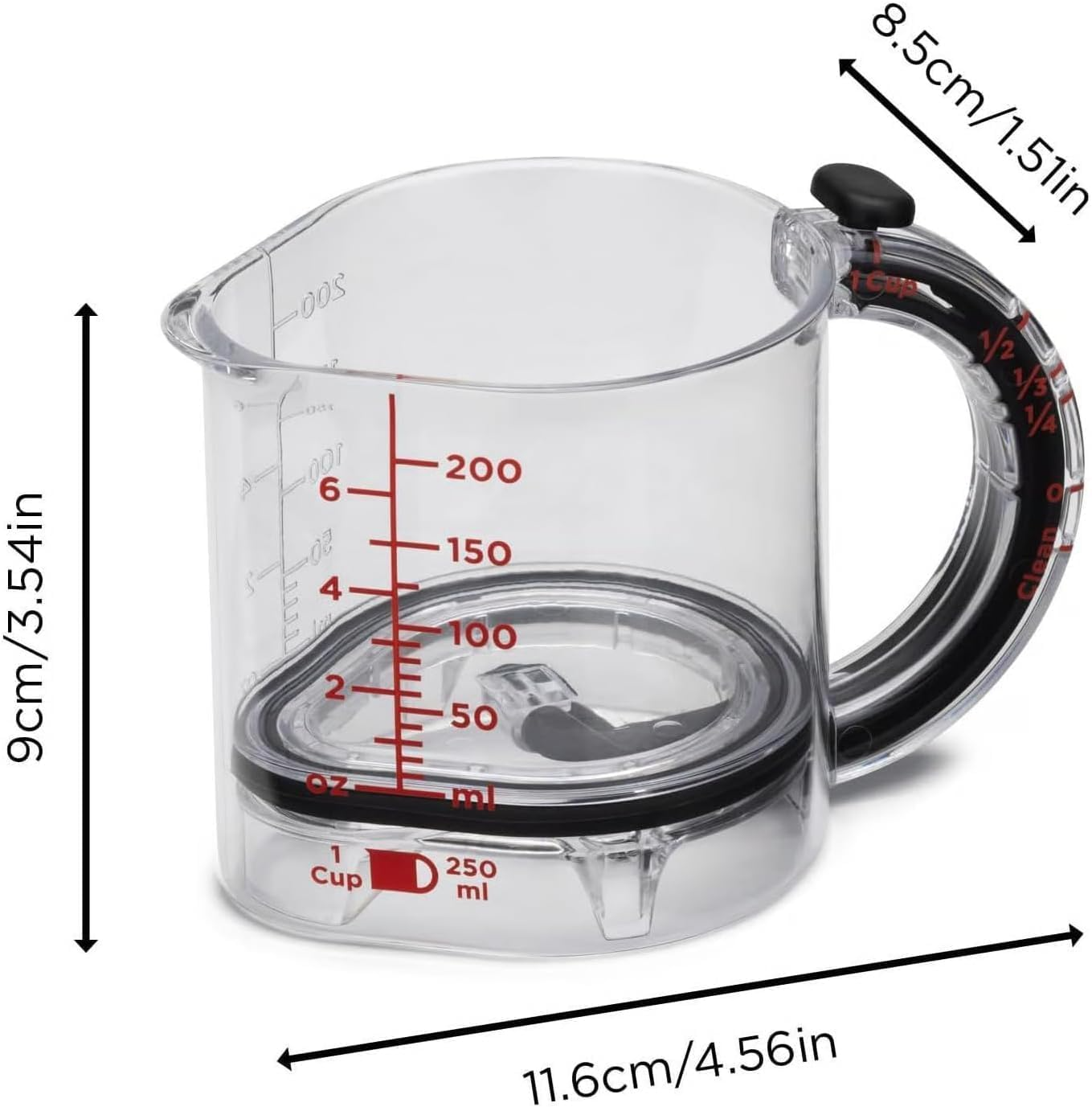 SmartMeasure™ - 4-in-1 Adjustable Measuring Cup for Easy Cooking