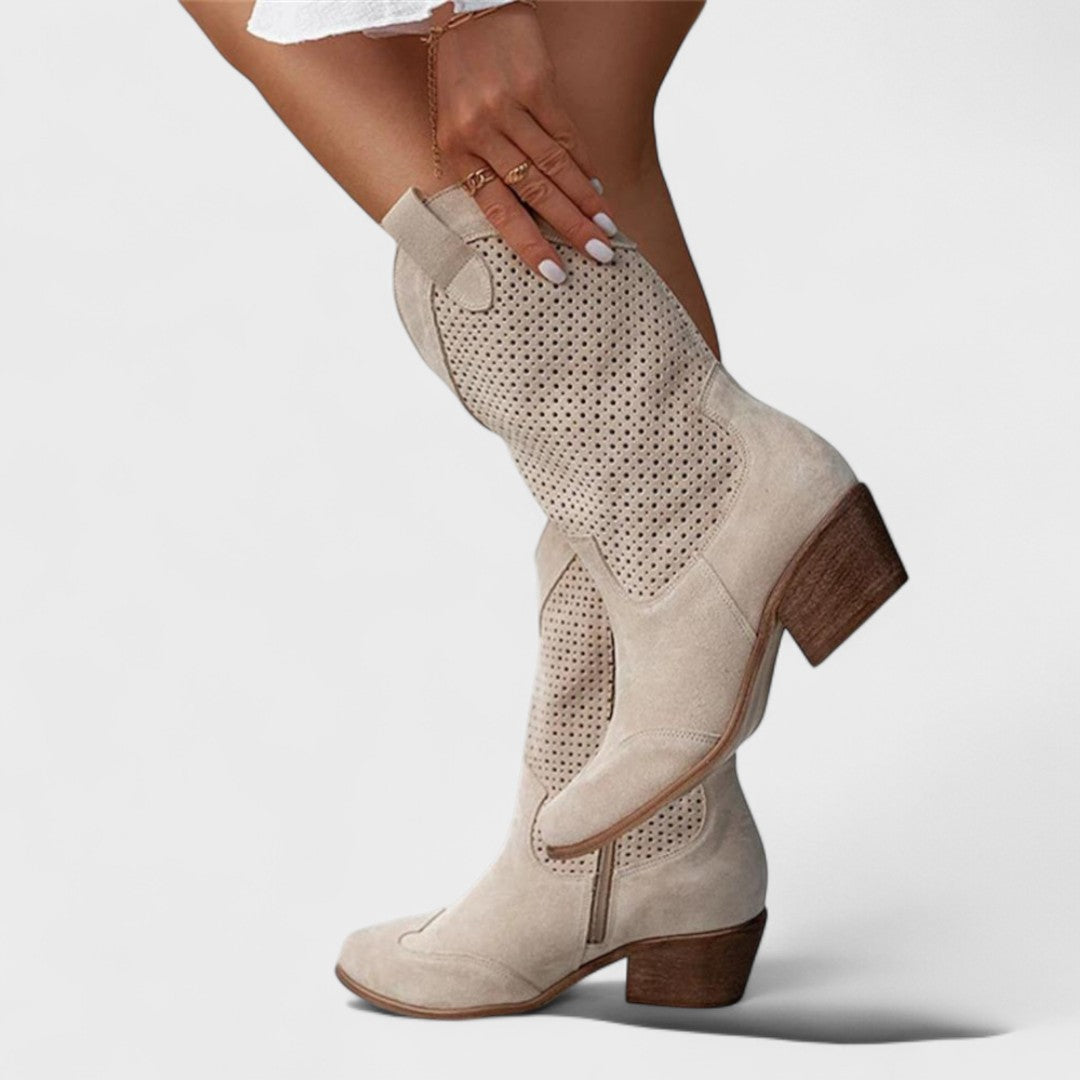 Stylish Western Leather Boots
