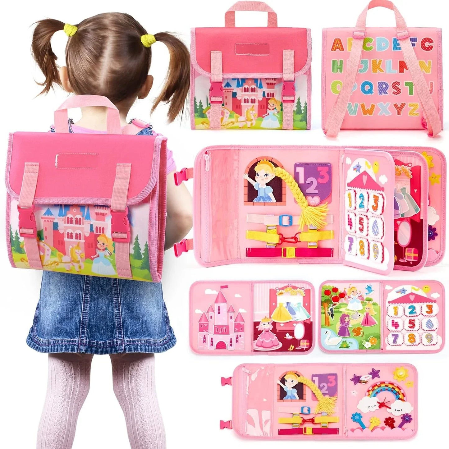 PlayPath™ - Montessori Toddler Busy Board Backpack