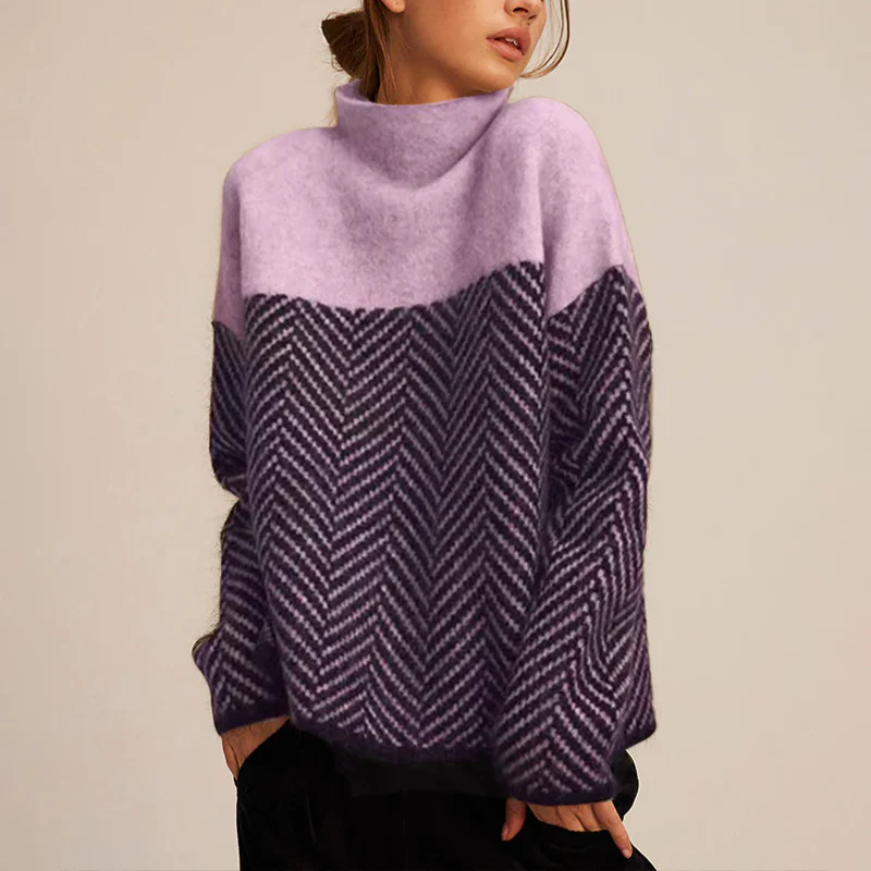 Cozy Chunky Knit Turtleneck Sweater
