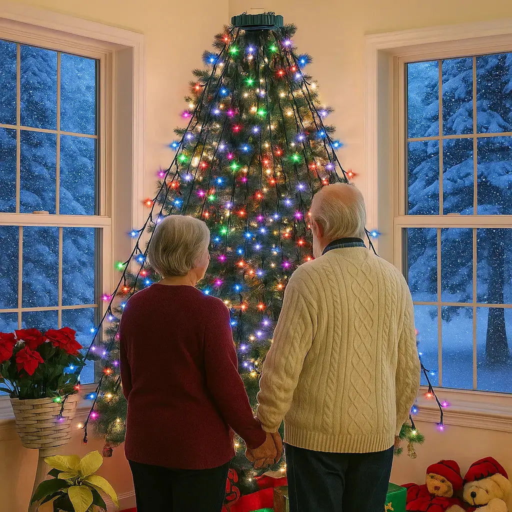 LedDeko™ - Rapid-Glow Christmas Tree for Warm Festive Ambiance