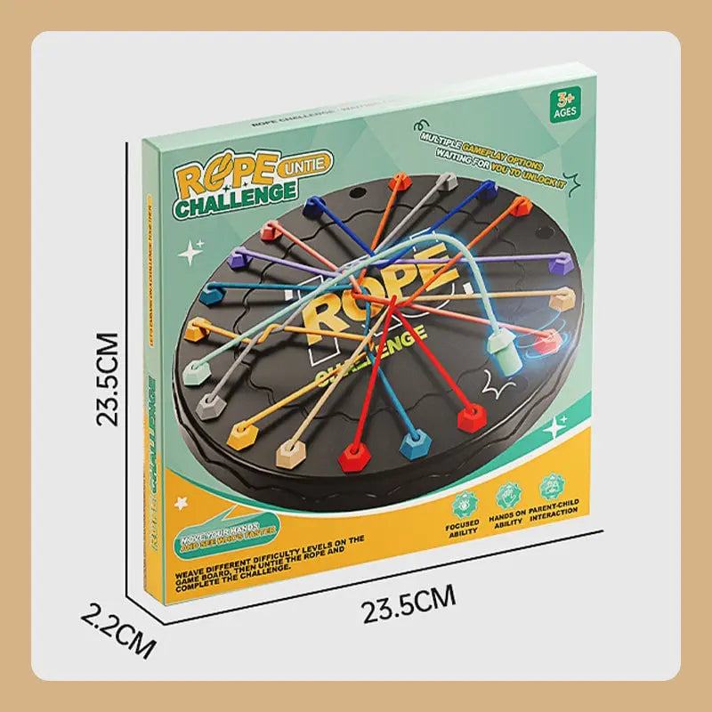 BrainFun™ - Tricky Rope Winding Puzzle Game for Mind Challenge
