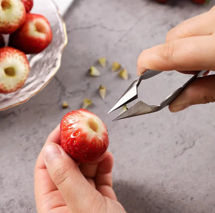Multi-Functional Fruit and Vegetable Stem Remover Clip Tool