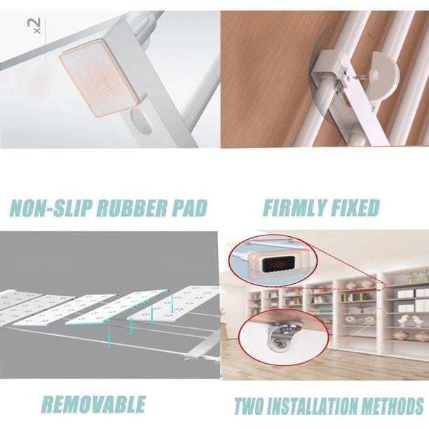 OrganizeEase™ - Expandable Closet Tension Shelf Rack