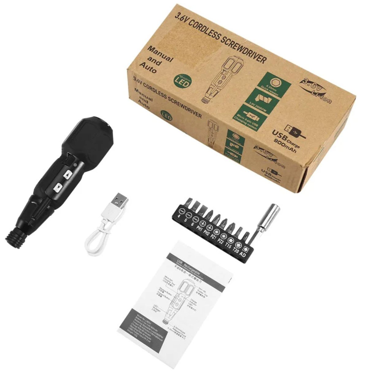 Cordless Electric Screwdriver for Easy DIY Projects