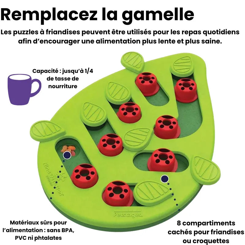 PurrPlay™ - Interactive Puzzle Cat Bowl for Engaging Mealtime