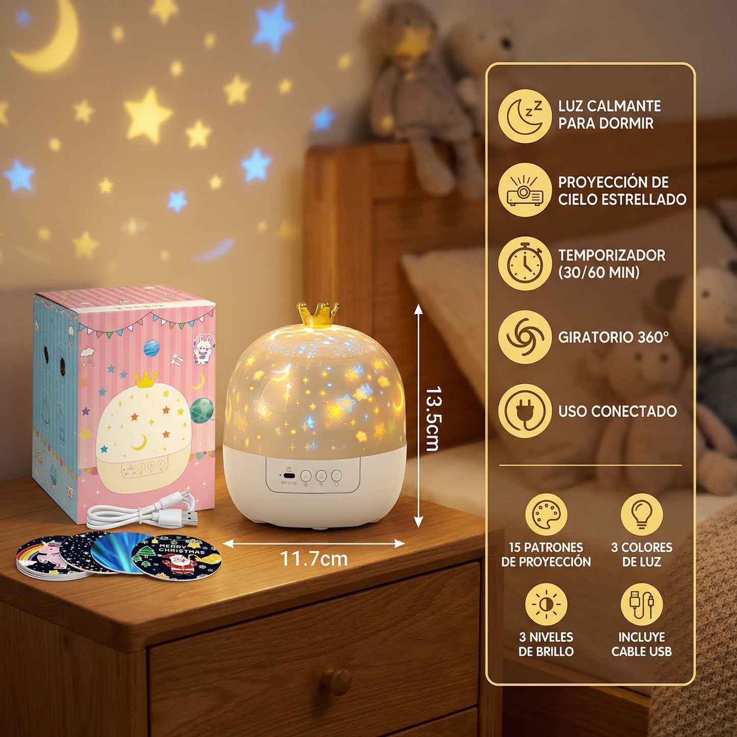 LumiNova - Fall Asleep Fast Under a Calming Starry Sky