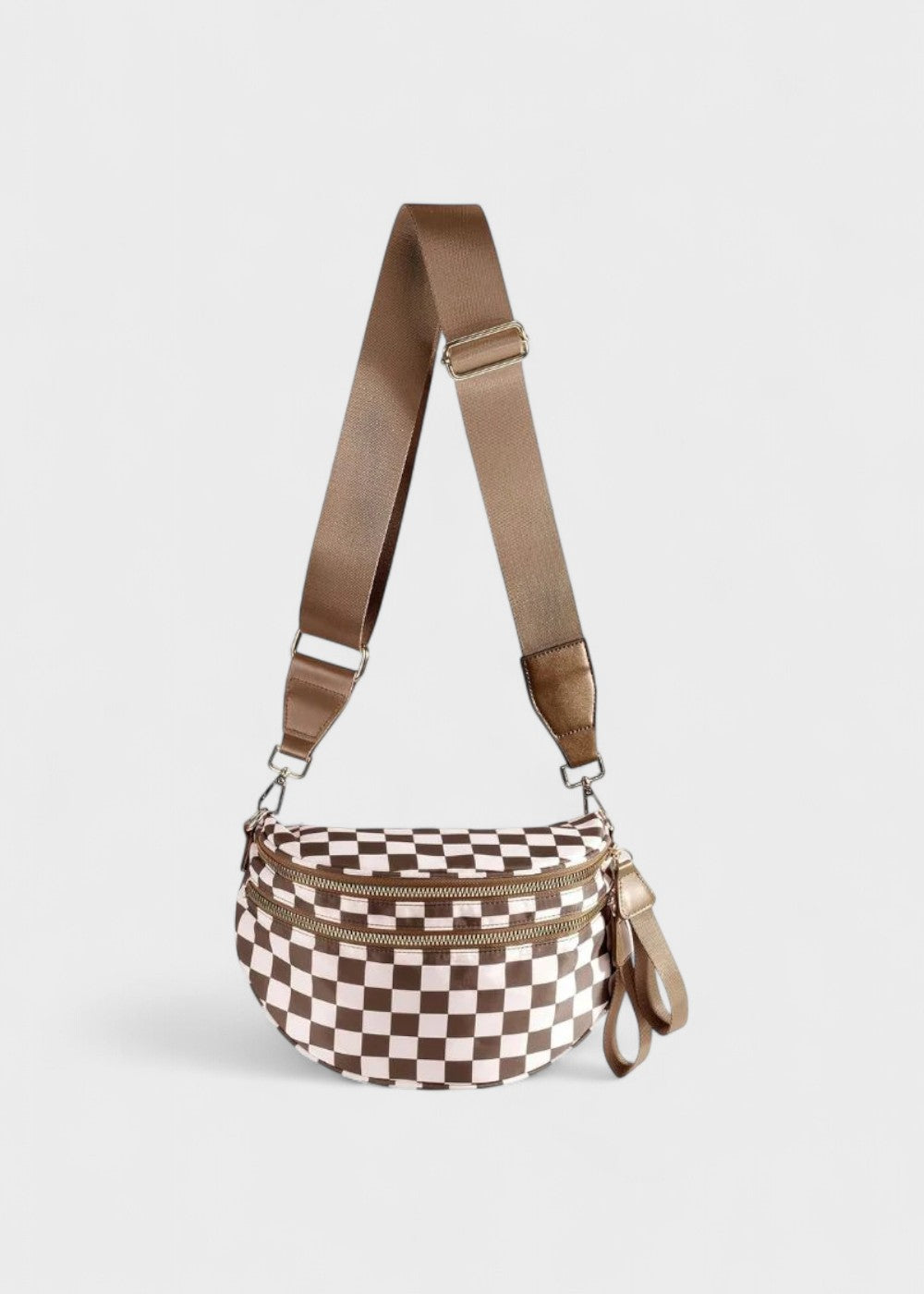 Sleek Leather Bum Bag for Hands-Free Style