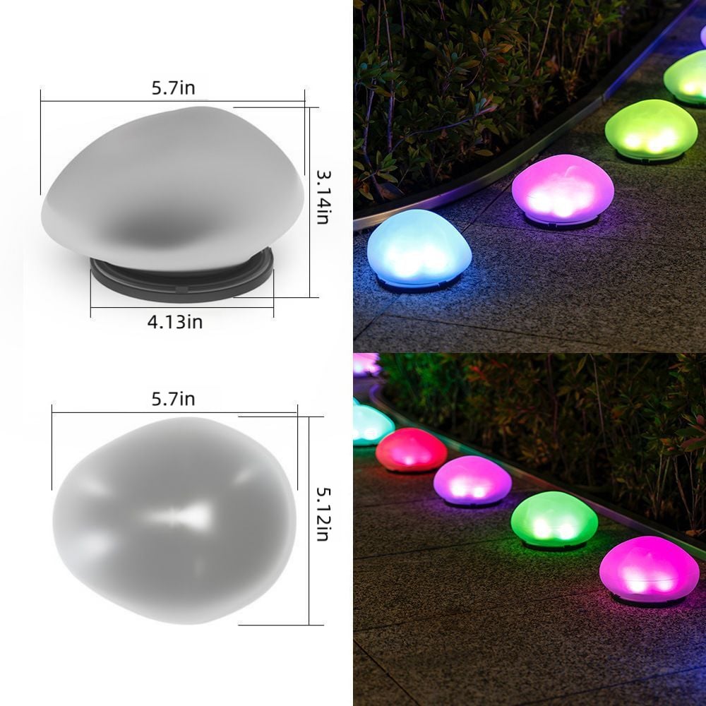 LumaGlow™ - Solar Stone Garden Light