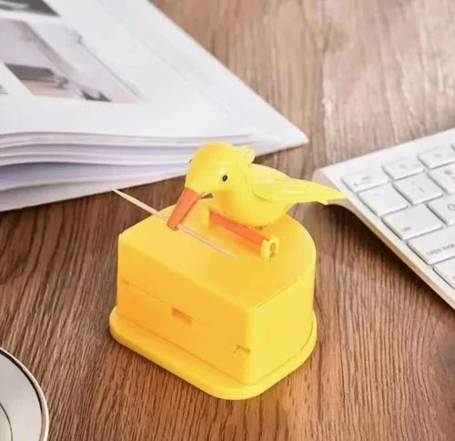 CozyNest™ - Perching Bird Toothpick Holder Dispenser