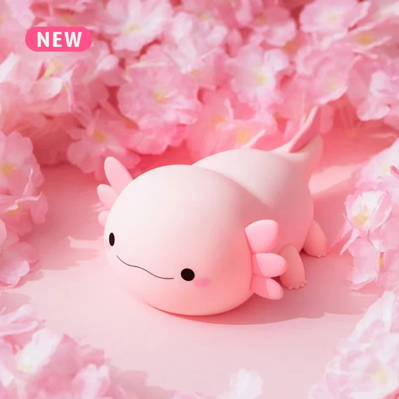 Adorable Axolotl LED Night Light for Kids Room Decor