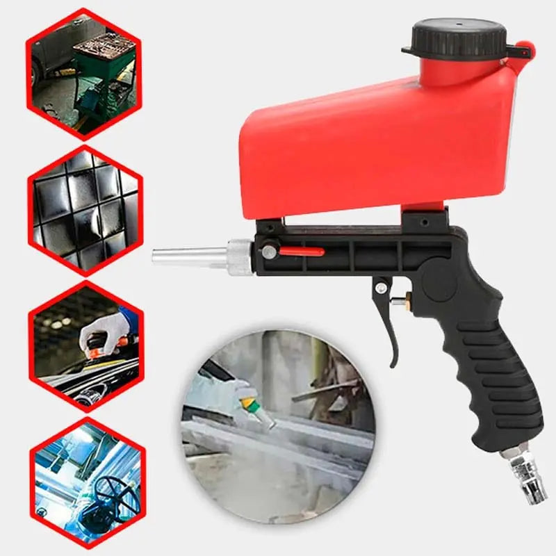 EvoBlast™ - Multi-Purpose Sandblasting Gun for Rust & Surface Cleaning