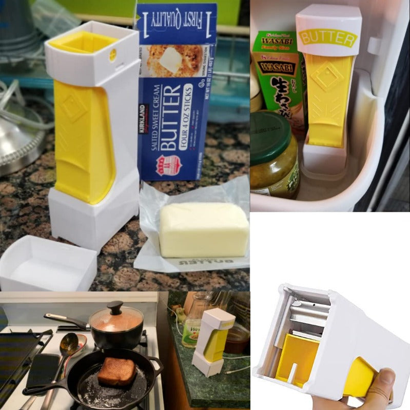 ButterSwift™ - Stainless Steel Butter Cutter & Dispenser for Kitchen