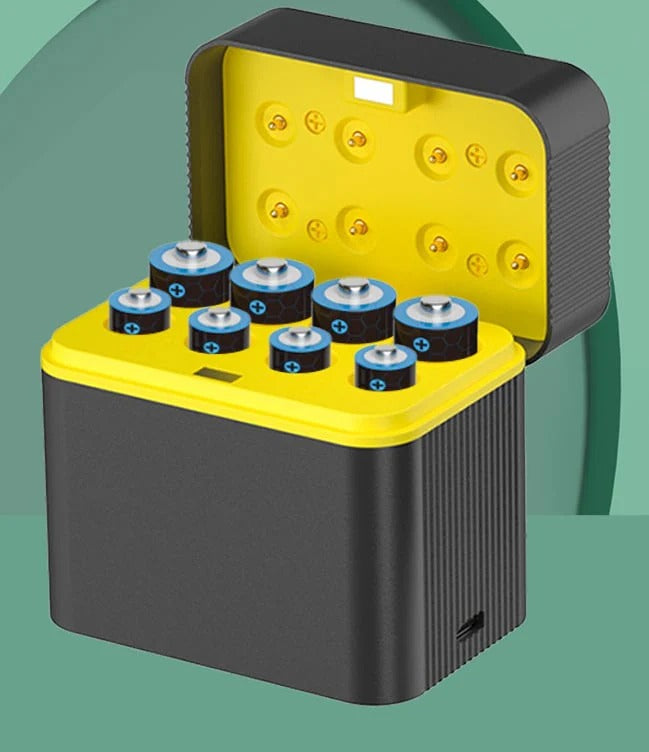 SuperCharger™ - Rechargeable Lithium AA & AAA Battery Kit