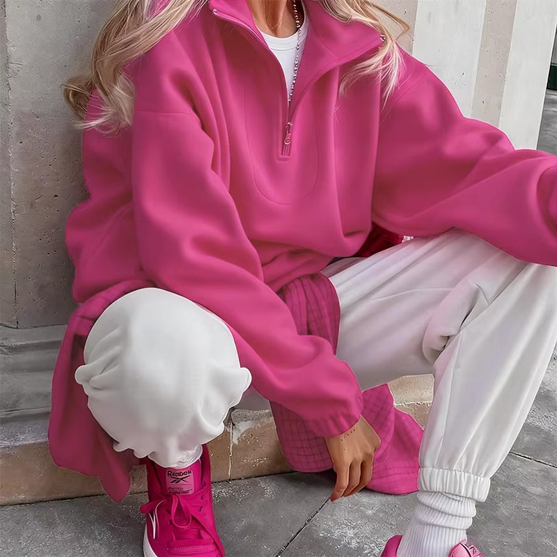 Women's Soft Pink Pullover Hoodie