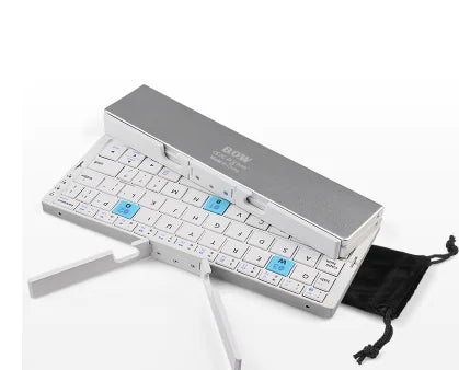 TechEase™ - Portable Foldable Bluetooth Keyboard with Stand