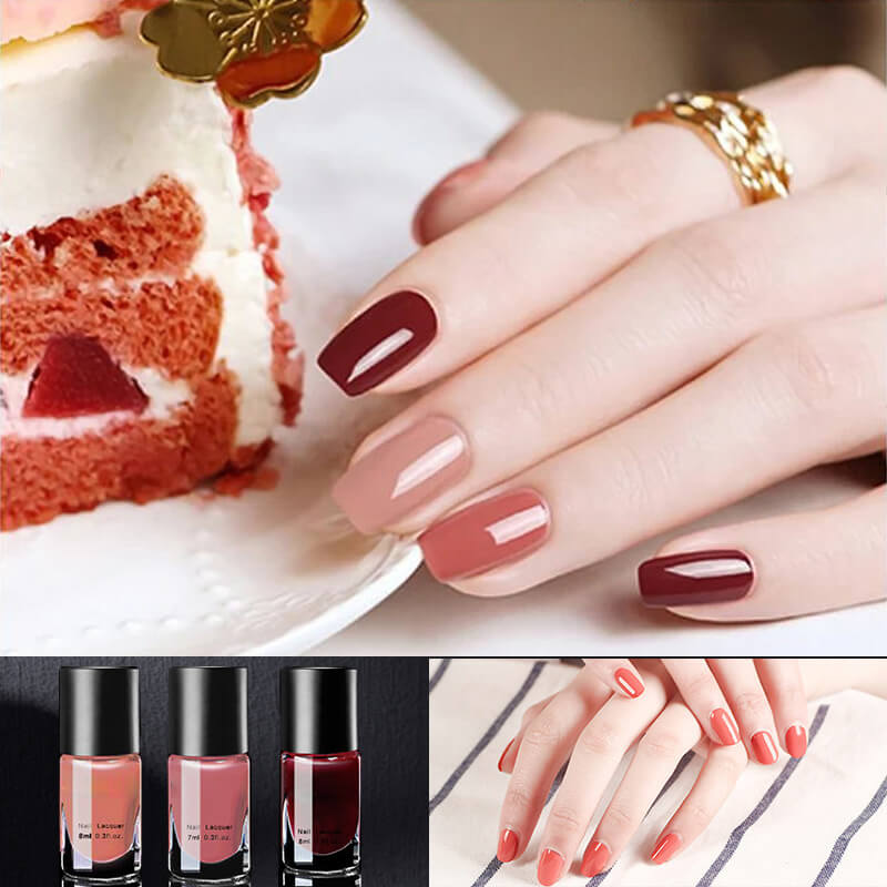 Salon-Perfect Glossy Nails Kit for Quick Manicures