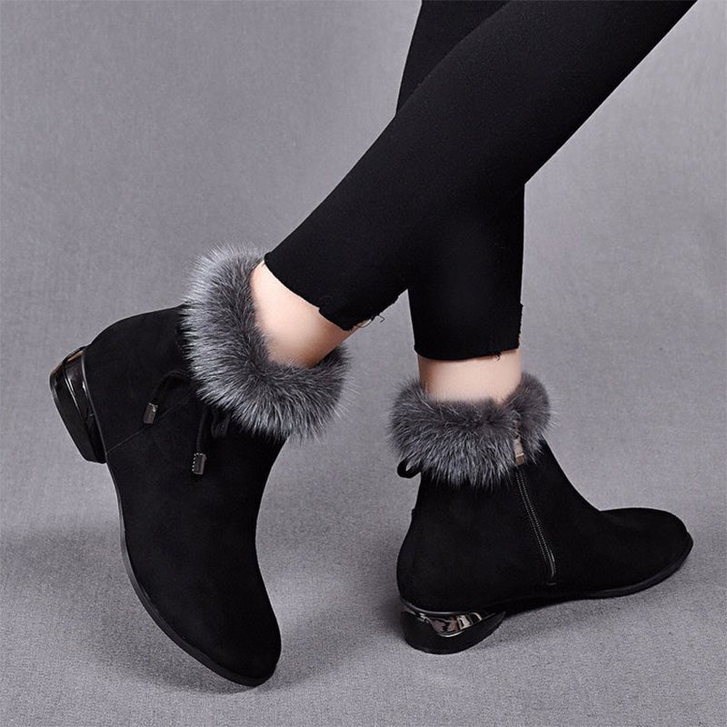 Chic Warm Non-Slip Ankle Boots for Women