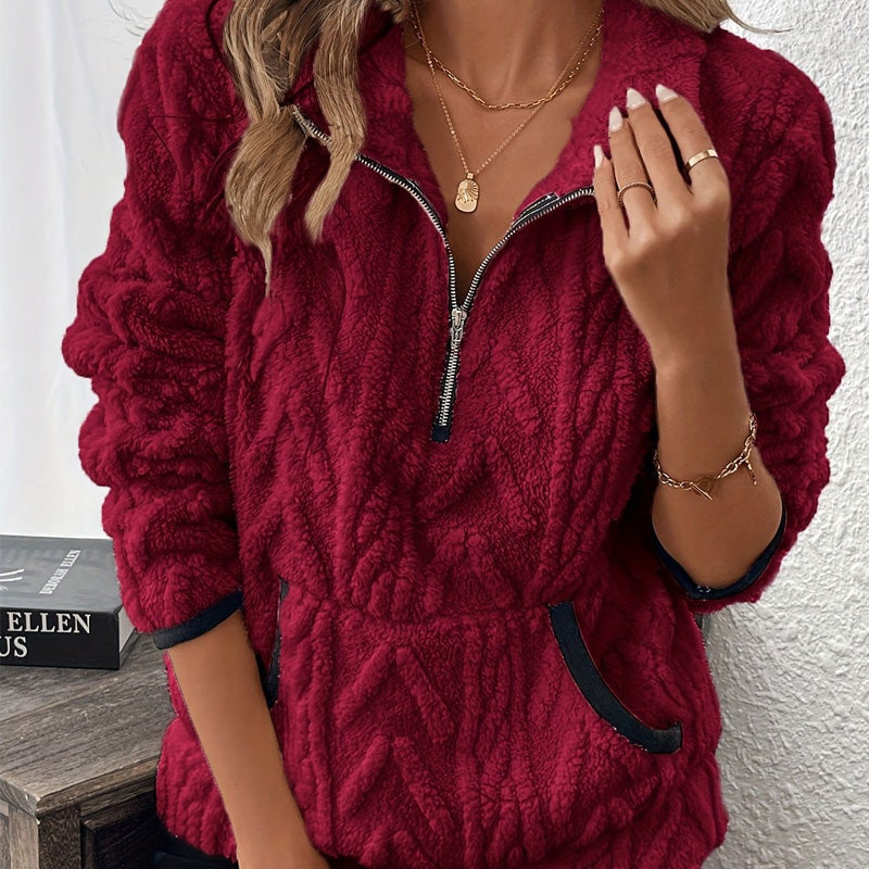 Cozy Half-Zip Sweatshirt