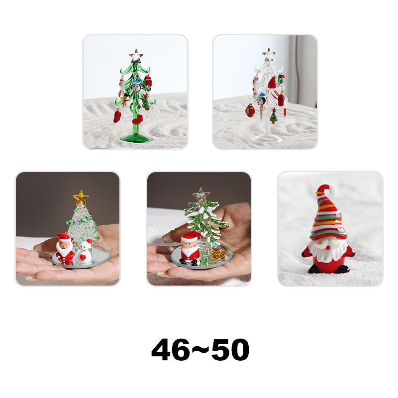 HolidayGlow™ - Creative Glass Christmas Ornaments for Festive Decor