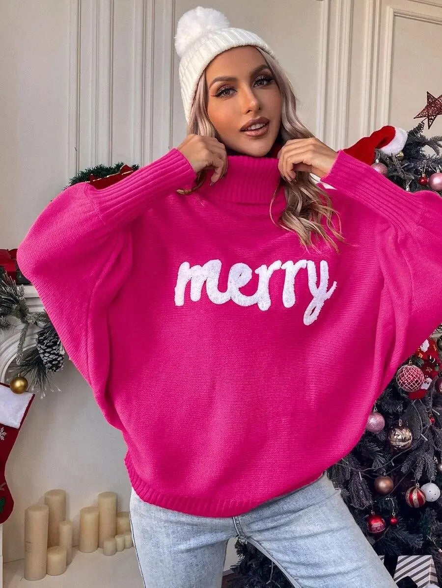 Cozy Christmas Snowflake Knit Sweater - Festive Winter Style