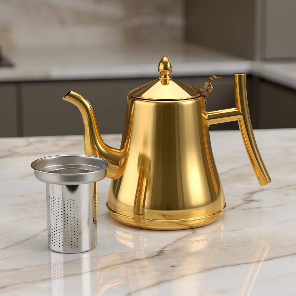 Stahlia™ - Electric Kettle with Stainless Steel Tea Filter