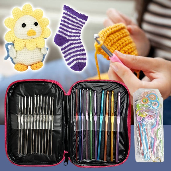 CraftEase™ - Effortless Crochet Kit for Comfortable Creativity