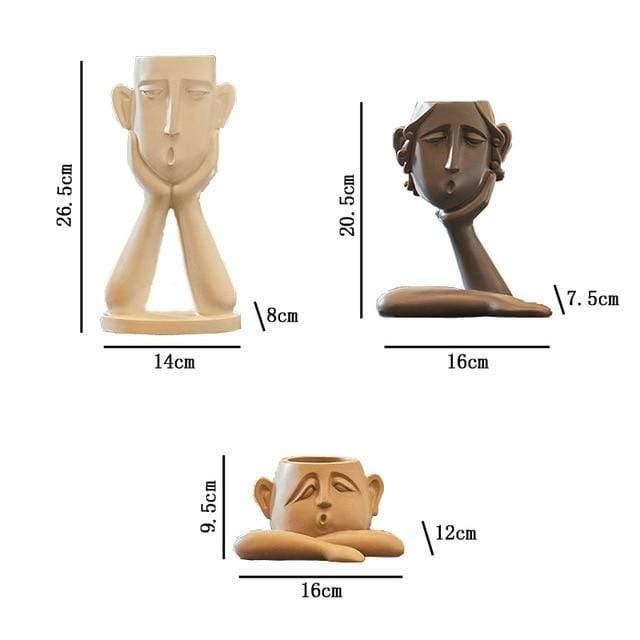 Handcrafted Ceramic Tanooki Vase Decor