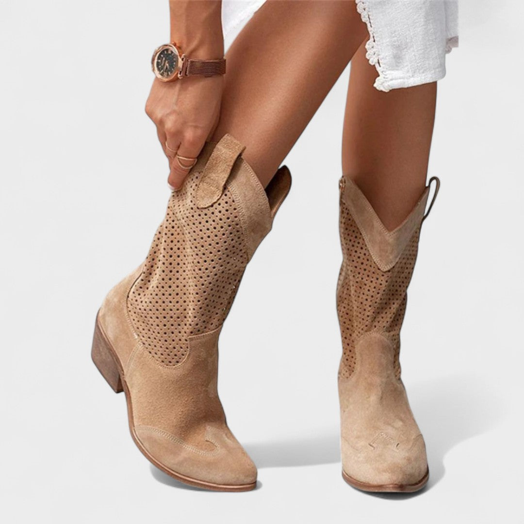 Stylish Western Leather Boots